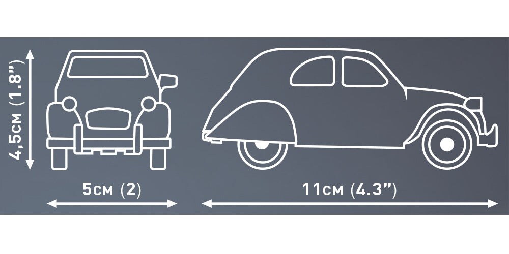 COBI Citroen 2CV Dolly Vehicle