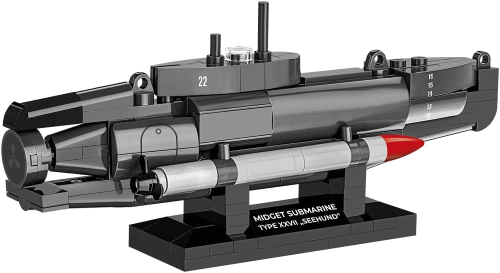 COBI Historical Collection WWII DEUTSCHES MARINEMUSEUM U-BOAT XXVII &#x22;SEEHUND&#x22; Submarine