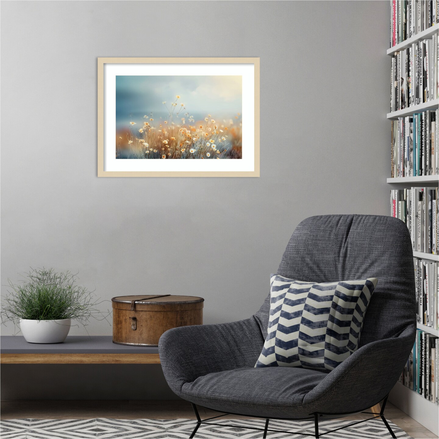 Gentle Nature Hues I by Lazar studio Wood Framed Wall Art Print