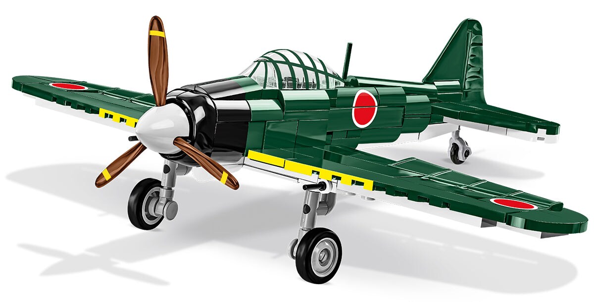 COBI Historical Collection WII MITSUBISHI A6M2 &#x22;ZERO&#x22; Japanese Fighter Plane