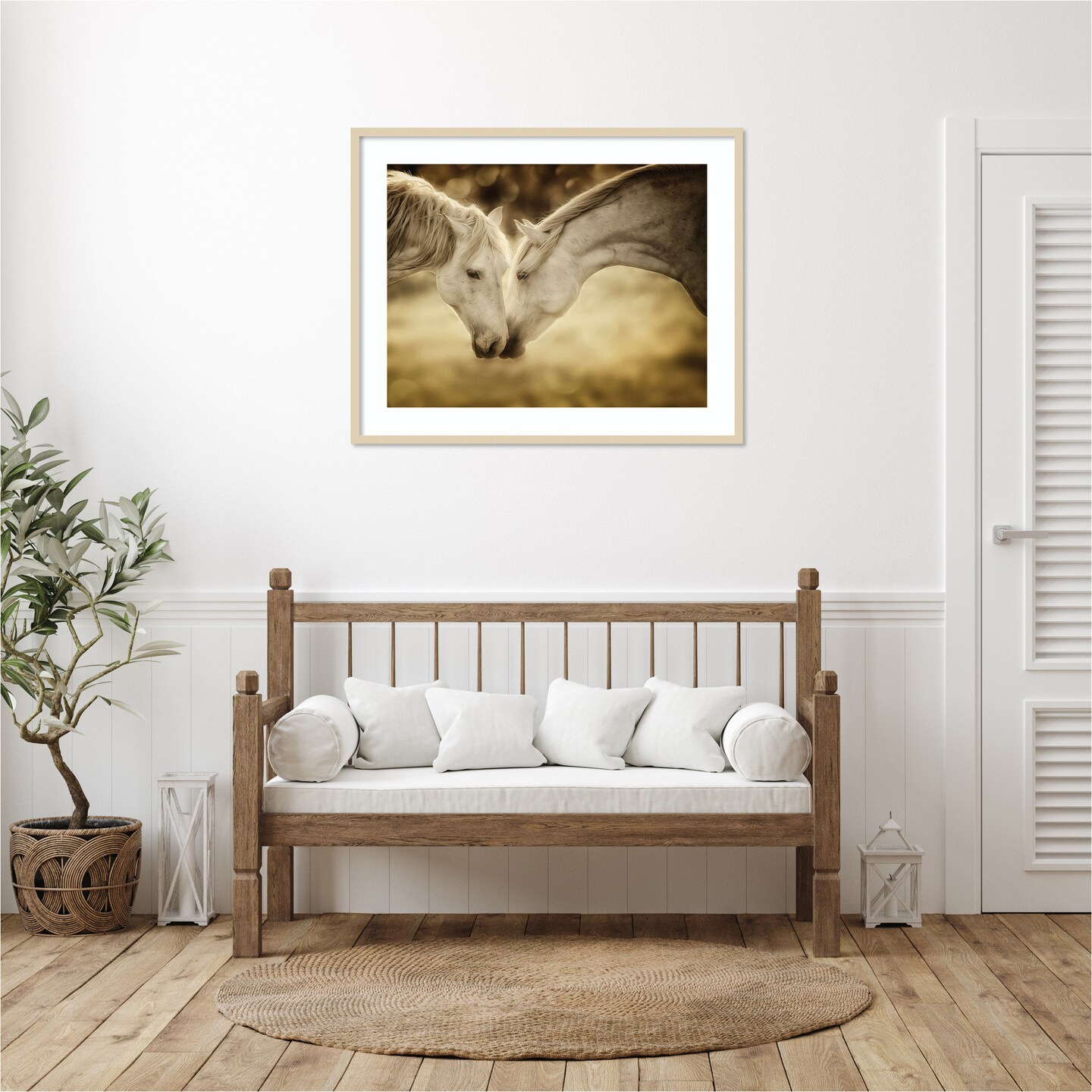 Connections by PHBurchett Wood Framed Wall Art Print