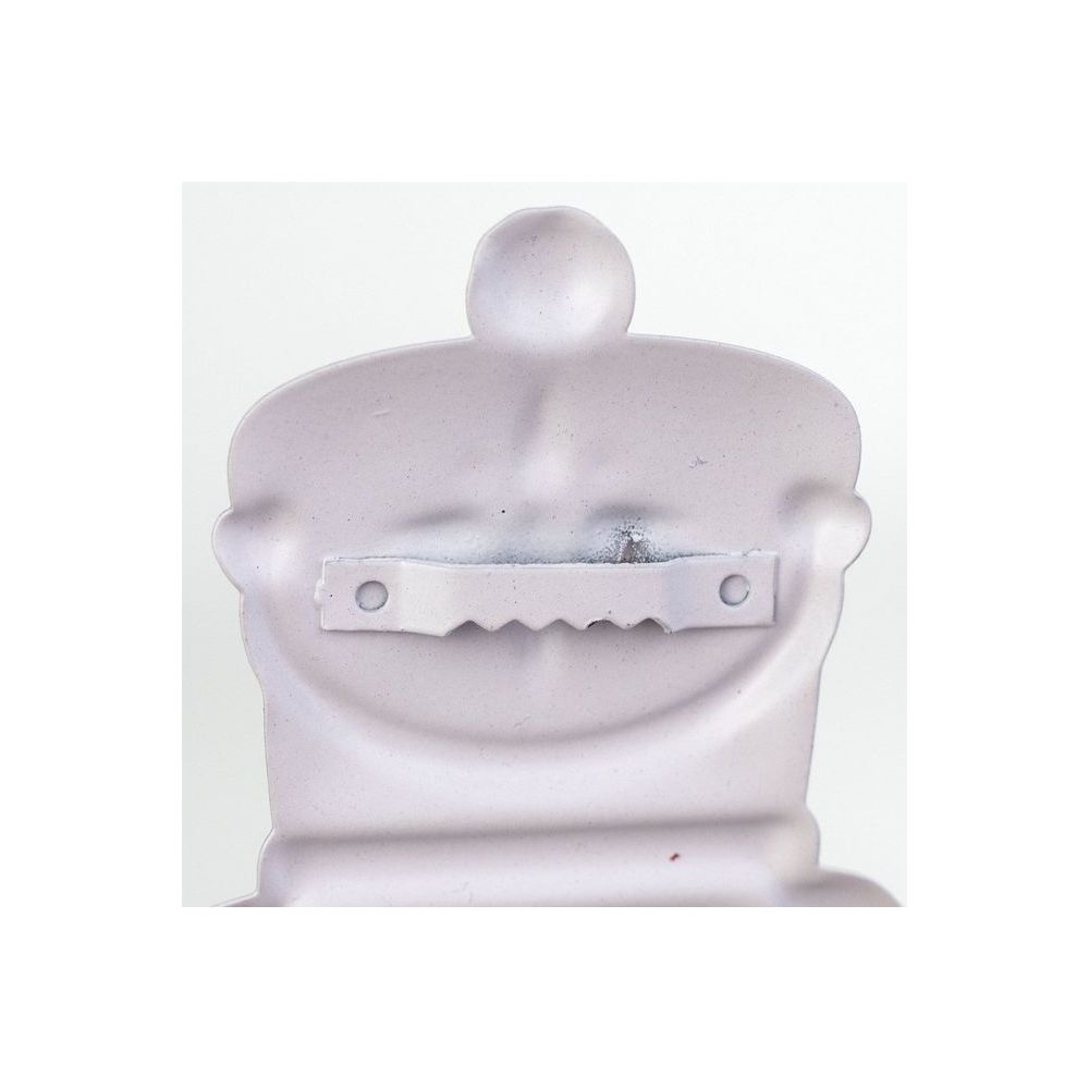 12&#x22; Metal Embossed Hanger: Traditional Nutcracker