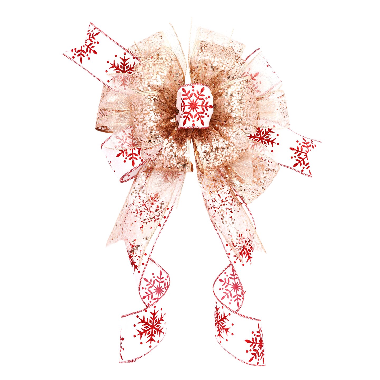 LaRibbons 2 1/2" Wired Ribbon | "Glitter Sheer" | 10 Yard Roll