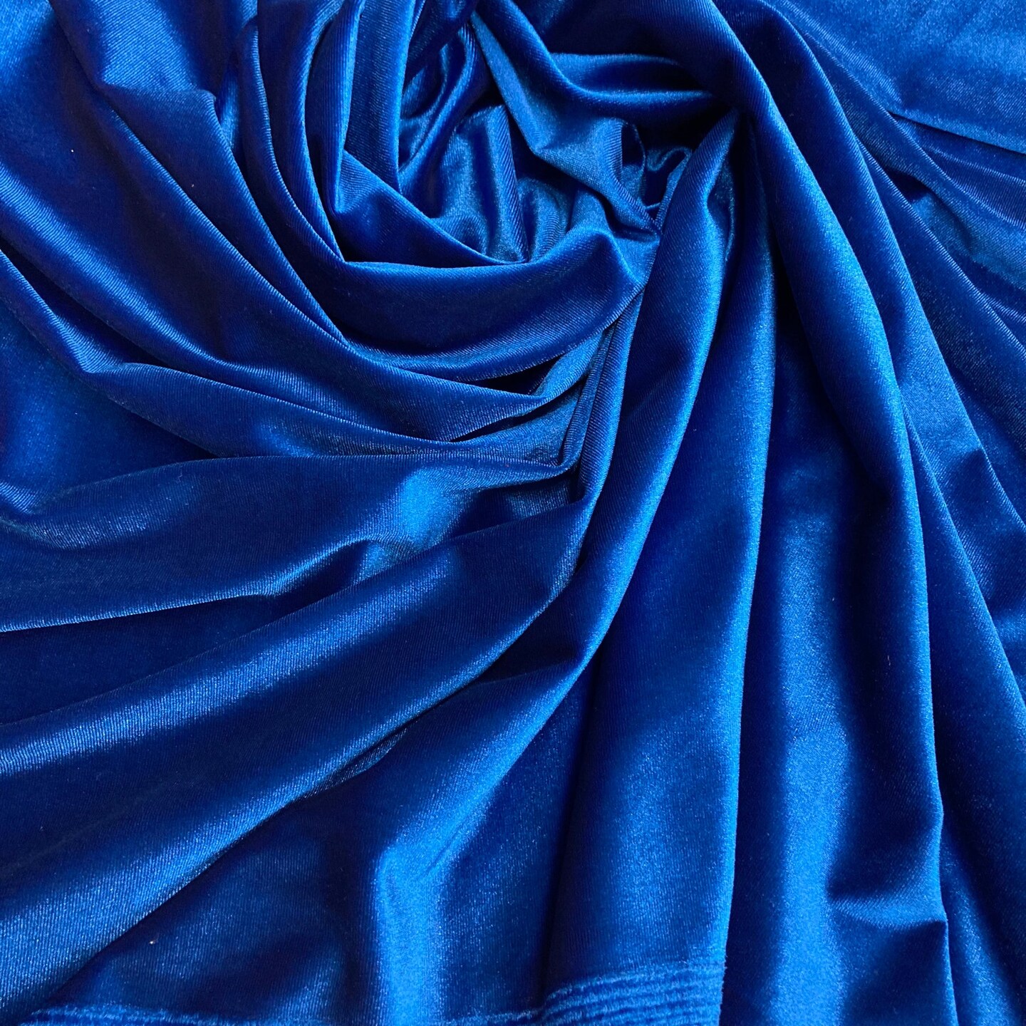 1 Yard Four Way Stretch Velvet Fabric 90 Percent Polyester 10 Percent Spandex 60 Inch Width