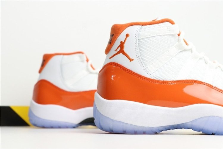 Air Jordan 11 'florida Gators' White Orange Sneakers | MakerPlace