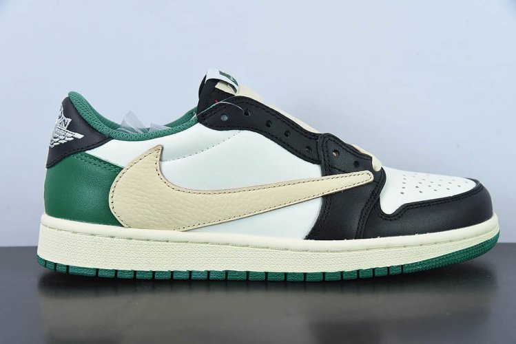 Travis Scott x Air Jordan 1 Low Black And Green DM7866-128