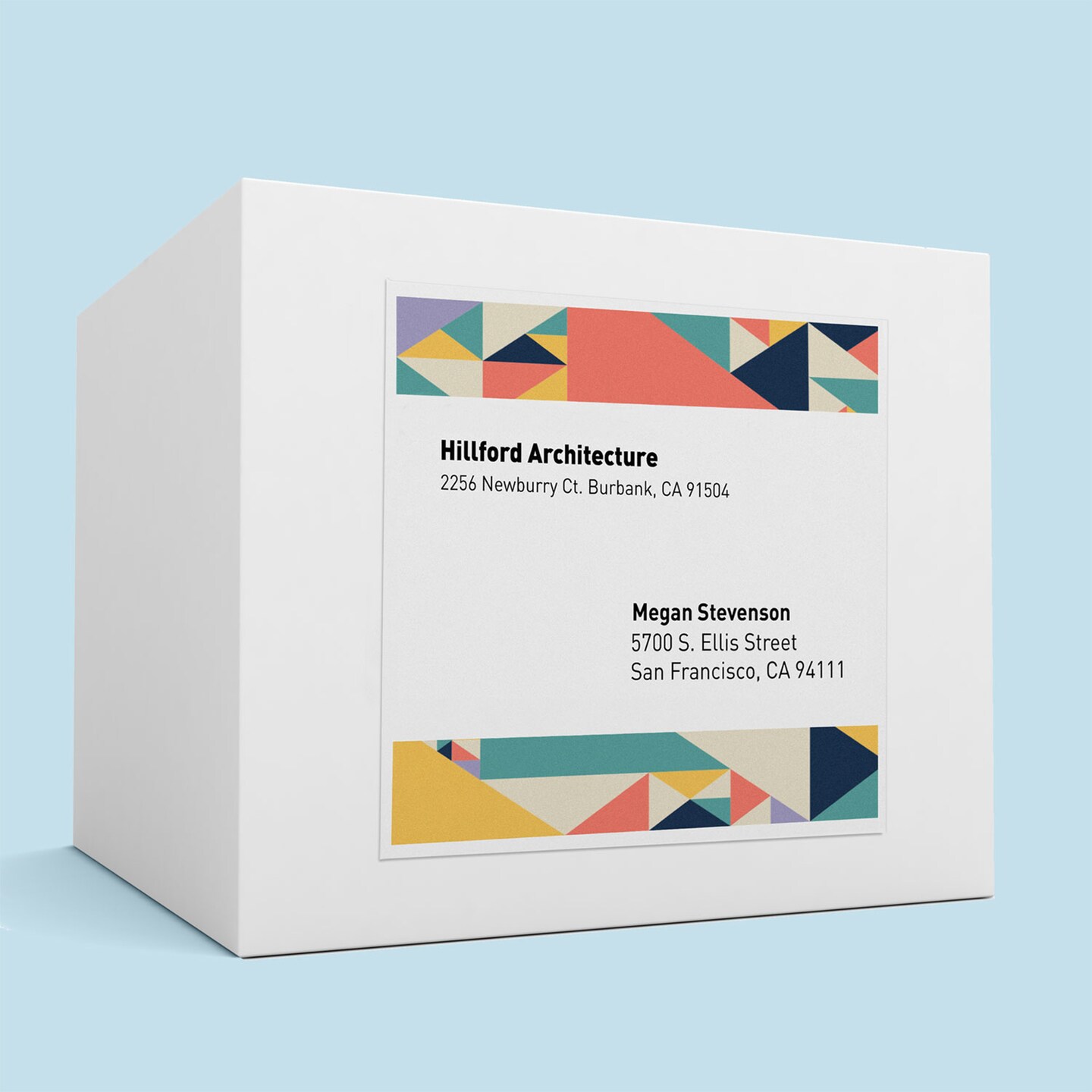 Avery Matte White Rectangle Labels, 8-1/2&#x22; x 11&#x22;