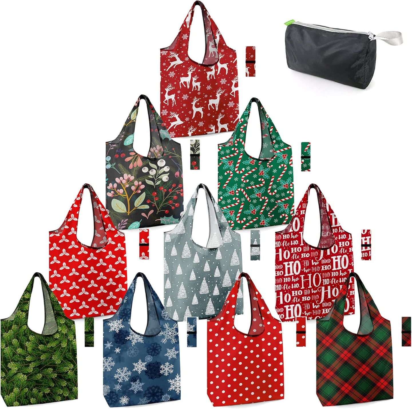 Zippered reusable shopping bags sale