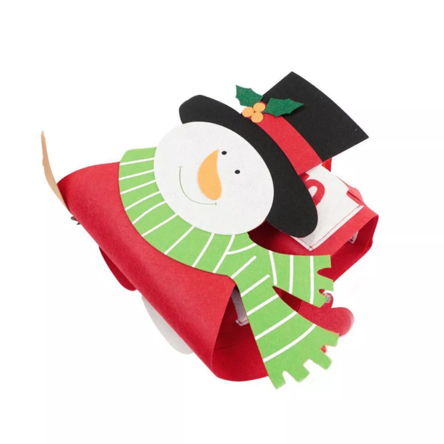 Kitcheniva Christmas Snowman Hanging Advent Calendars Countdown With Pocket Decor