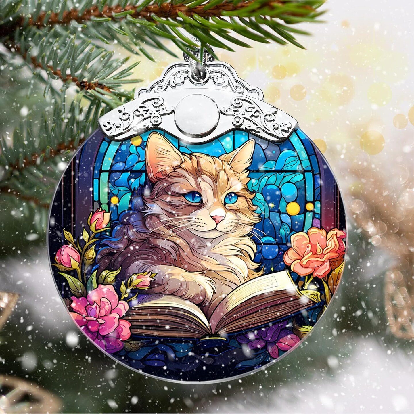 2024 Christmas Ornament, Cat Christmas Ornaments, Ornaments for Christmas Tree, Cat Christmas Tree Ornaments, Pet Holiday Decor