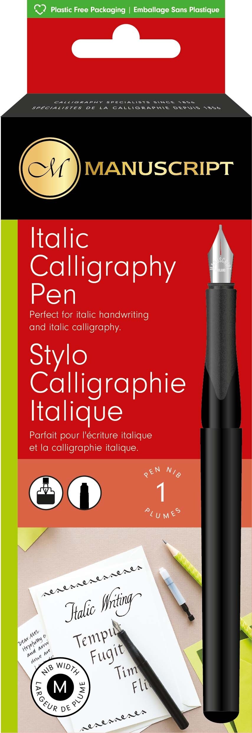 Manuscript Italic Calligraphy Pen-Medium