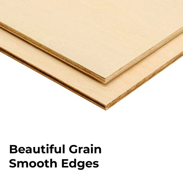 3mm Basswood Plywood 12*12inch 18pcs
