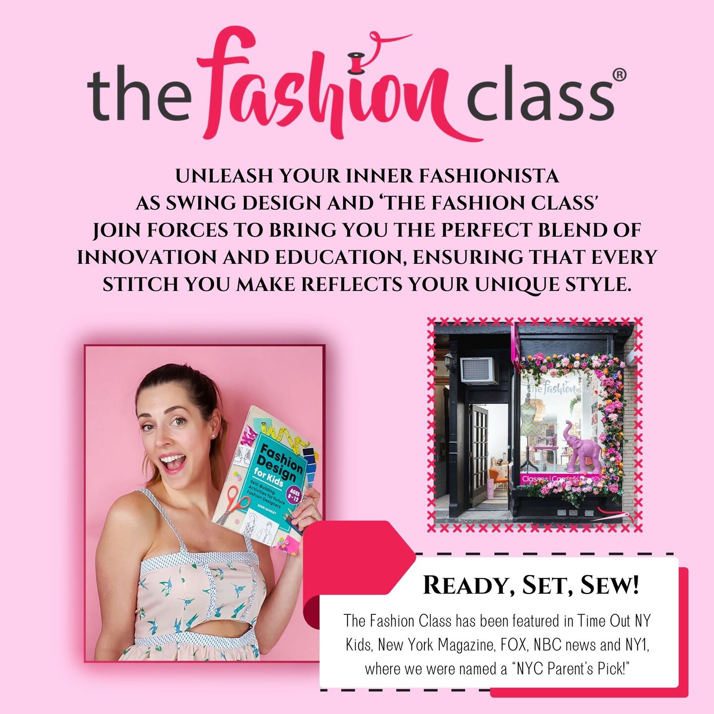 Bernette B05 Academy Sewing Machine Deluxe Bundle by The Fashion Class