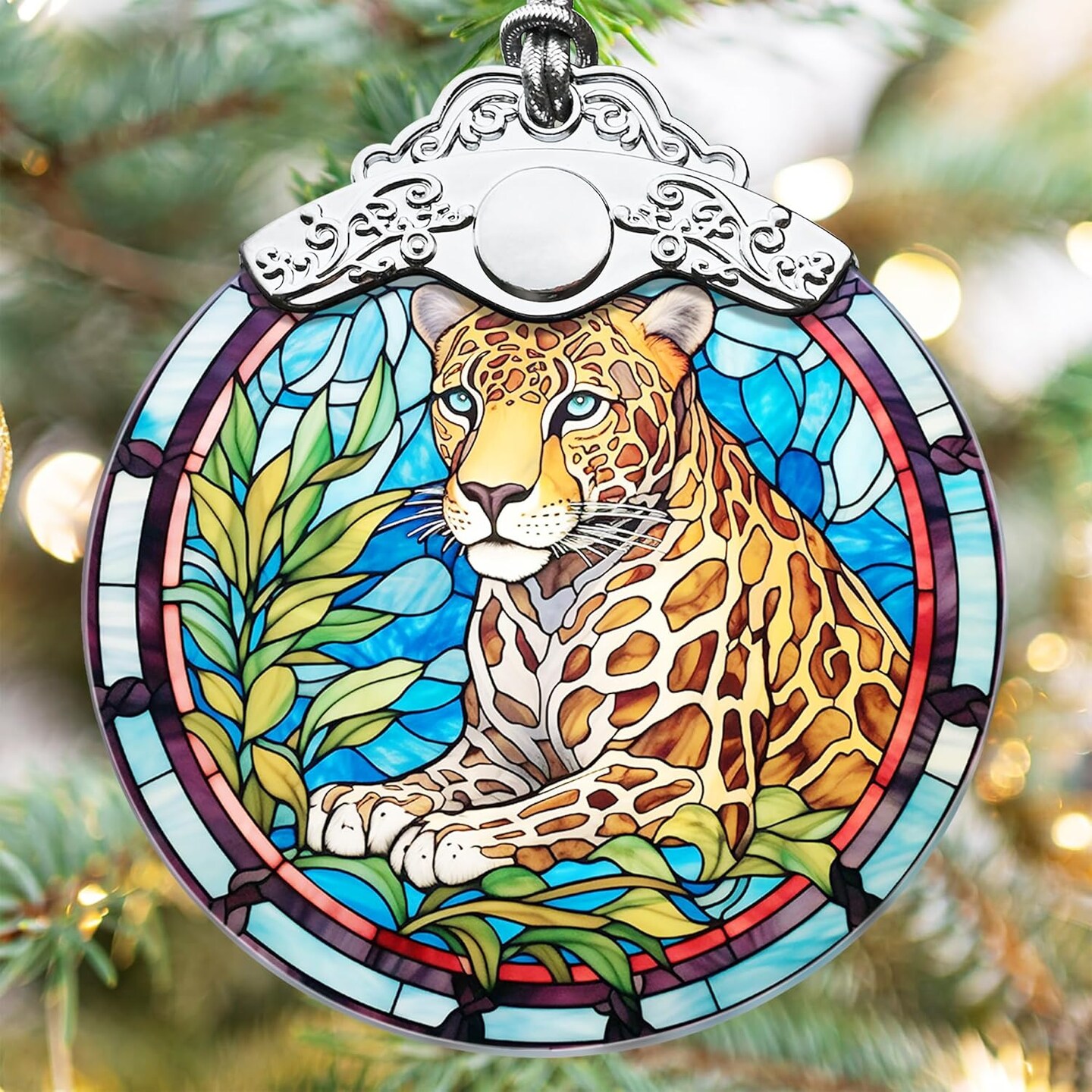 2024 Christmas Ornament, Leopard Christmas Ornaments, Leopard Ornaments for Christmas, Christmas Tree Ornaments, Holiday Decor