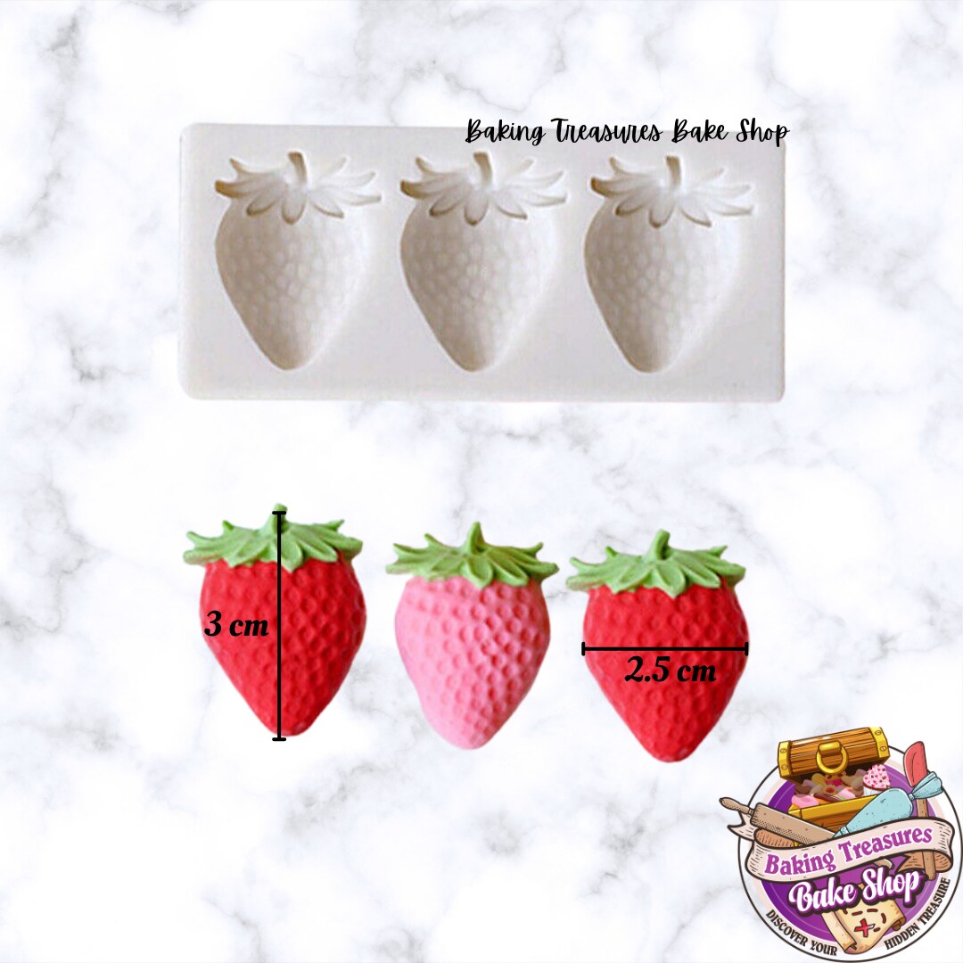 Strawberry Trio Silicone Mold