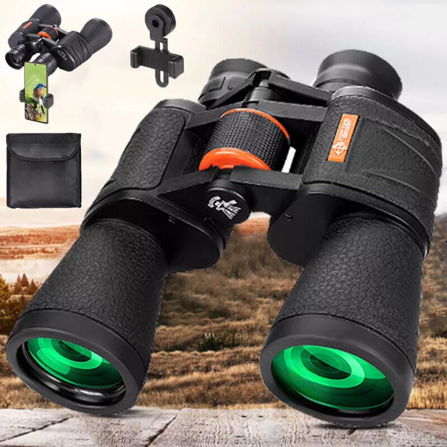 Kitcheniva 20 x 50 Military Zoom Powerful Binoculars Optics Toy Kids Gift