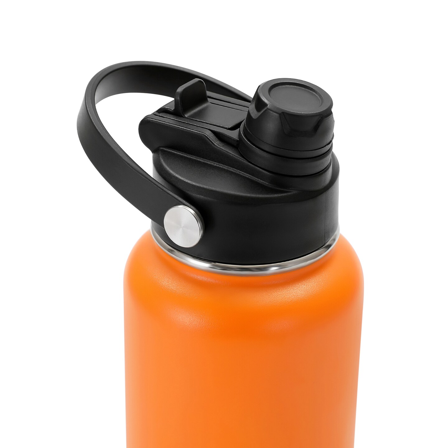 Makerflo 32 oz Hydro Powder Coated Water Bottle with 2-in-1 Lid | Craft-Ready for DIY Gifts & Personalization (Laser Engravable, UV DTF, Epoxy, Vinyl) - Not for sublimation and DTF