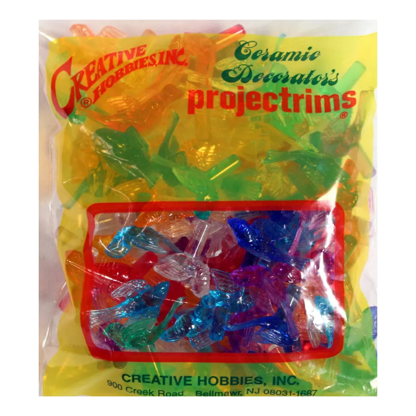 Kitcheniva Plastic Bird Lites For Ceramic Christmas Trees Multicolor Ornaments 100 pcs