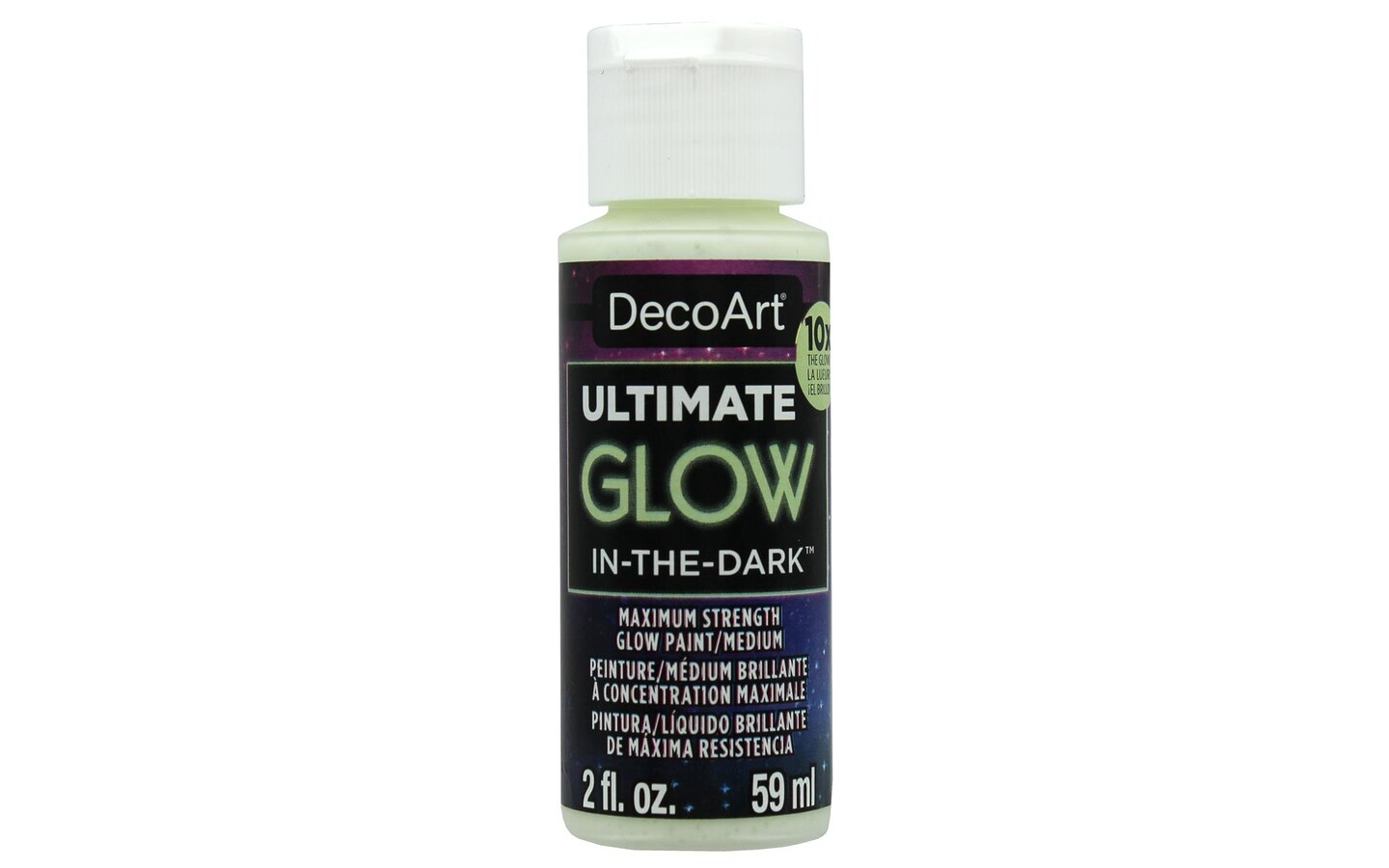 Decoart Ultimate Glow-In-The-Dark Paint 2oz