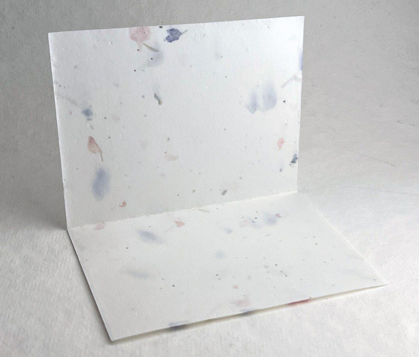 Wildflower Seed Paper A2 Folding Card - Cotton Paper Embedded with Petals Seeds - 4.25" x 5.5" - Set of 8 - With Envelopes and Guides - image28