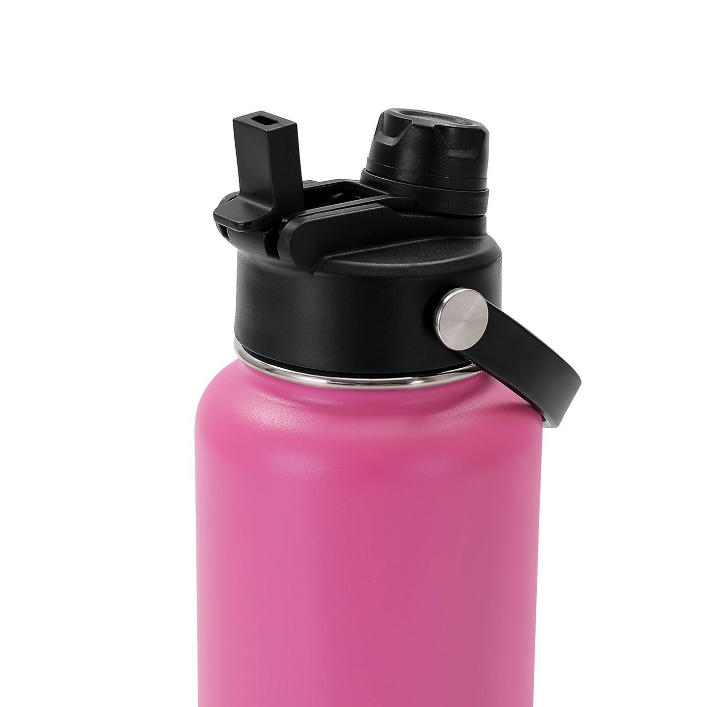 Makerflo 32 oz Hydro Powder Coated Water Bottle with 2-in-1 Lid | Craft-Ready for DIY Gifts & Personalization (Laser Engravable, UV DTF, Epoxy, Vinyl) - Not for sublimation and DTF