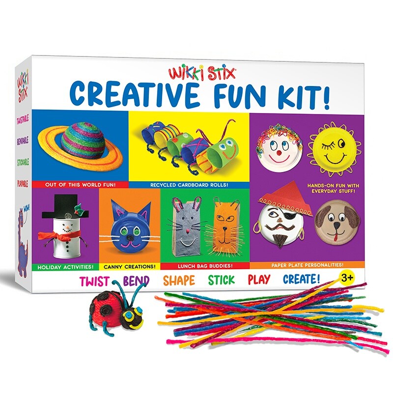 Wikki Stix Creative Fun Kit-480 Pieces In Assorted Colors