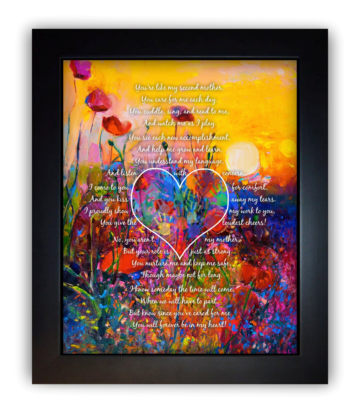 Unique Gift For Childcare Teacher, Daycare Provider Gifts For Preschool Teacher Appreciation Babysitter Day Care Teacher Poem product 2