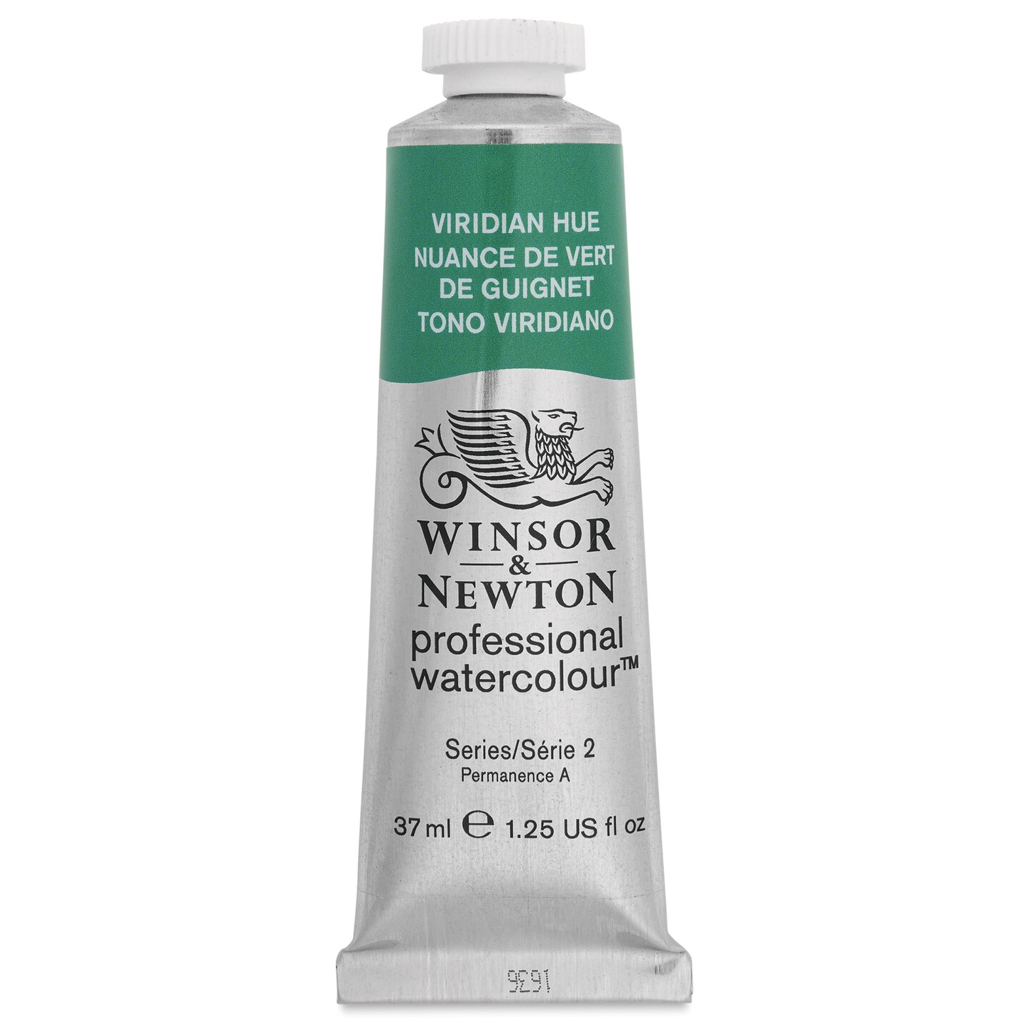 Winsor &#x26; Newton Professional Watercolor - Viridian Hue, 37 ml Tube