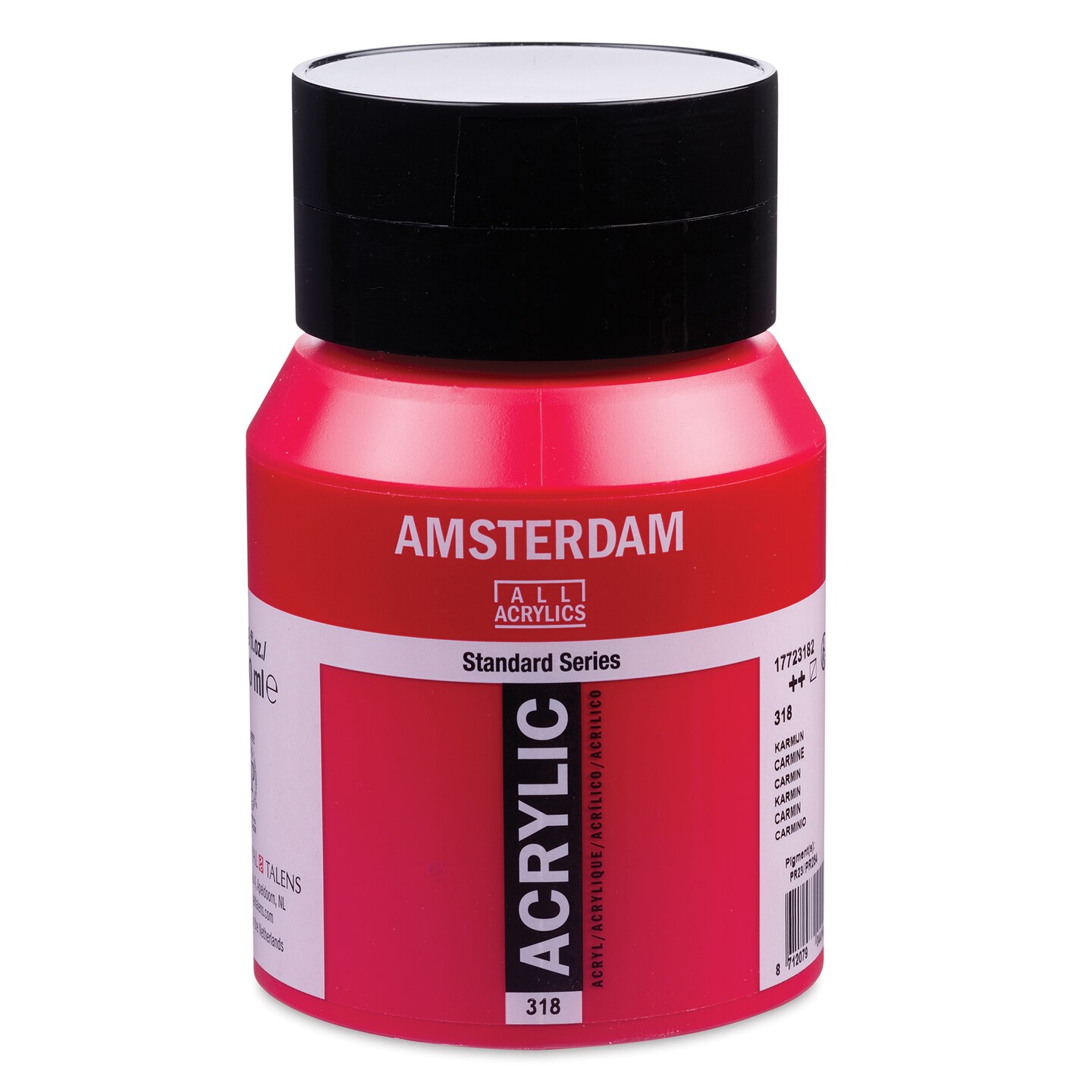Amsterdam Standard Series Acrylic - Carmine, 500 ml bottle