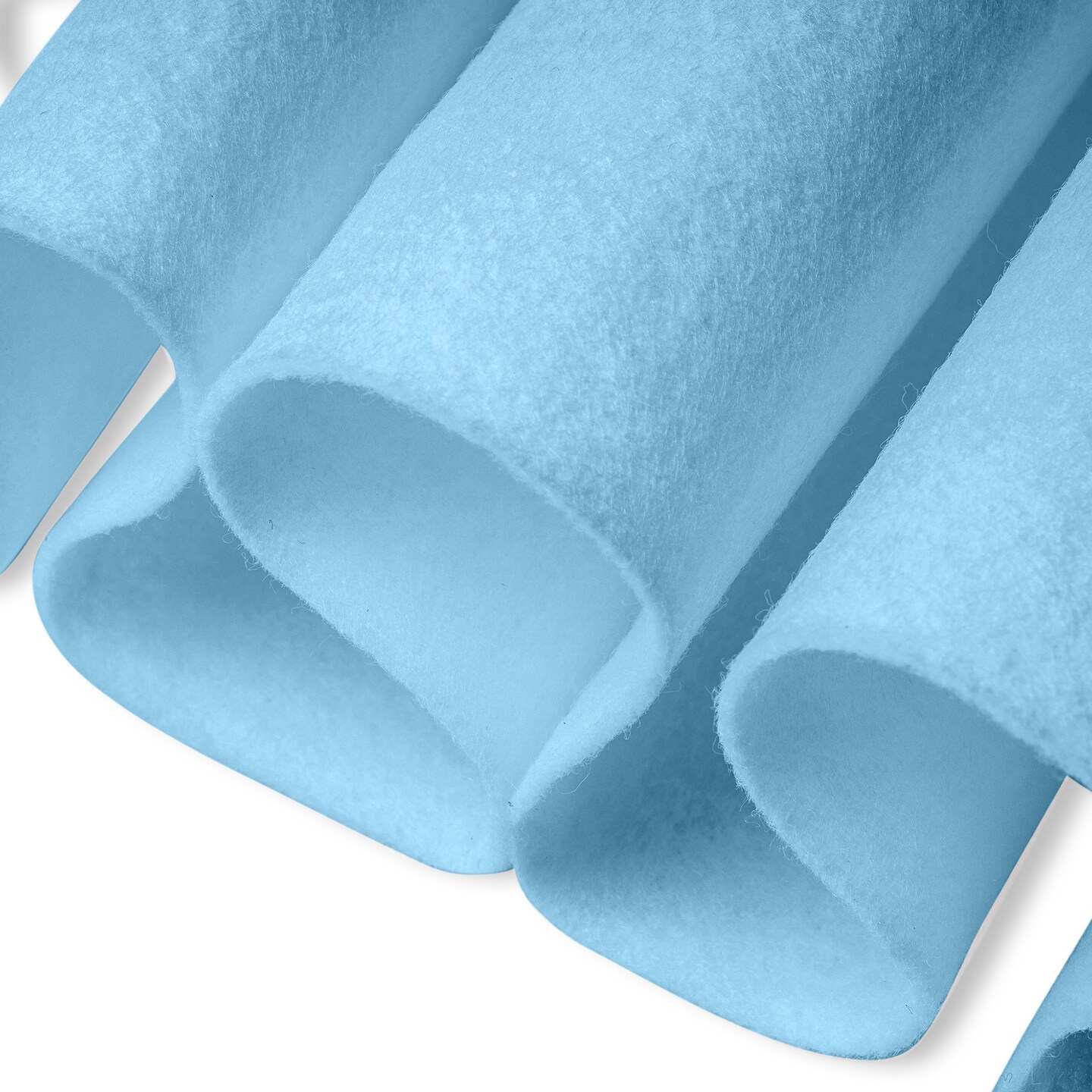 FabricLA Craft Felt Fabric - 18&#x22; X 18&#x22; Inch Wide &#x26; 1.6mm Thick Felt Fabric - Baby Blue - Use This Soft Felt for Crafts - Felt Material Pack