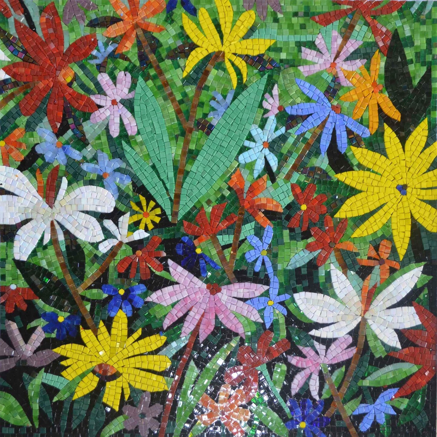 product name is Splash of Flowers Mosaic