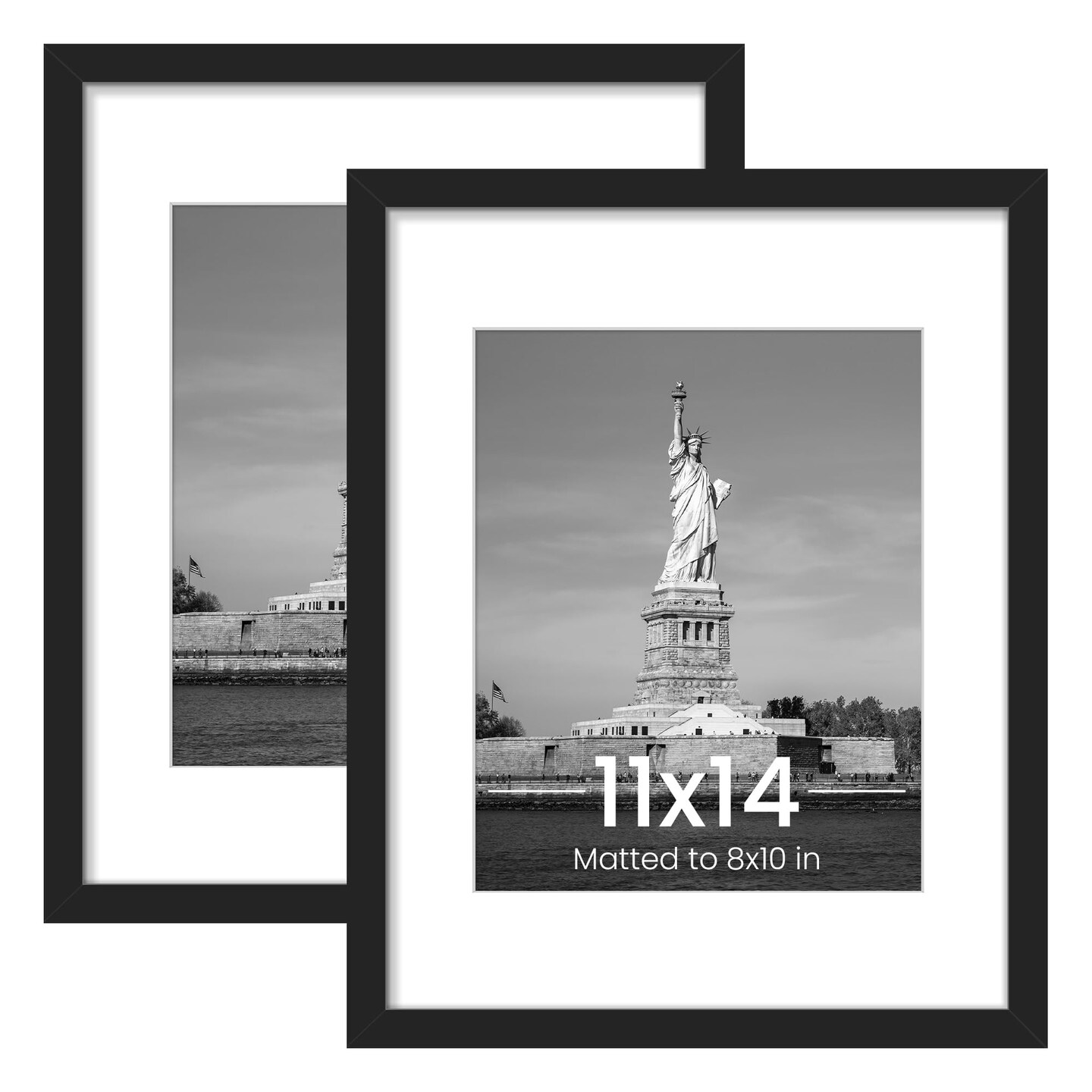 9x11 Frame With Mat - White 12x14 Frame Wood Made To Display Print Or Poster Measuring 9 X 11 Inches With Black Photo Mat 9x11 Frame With Mat - White 12x14 Frame Wood Made To Display Print Or Poster Measuring 9 X 11 Inches With Black Photo Mat