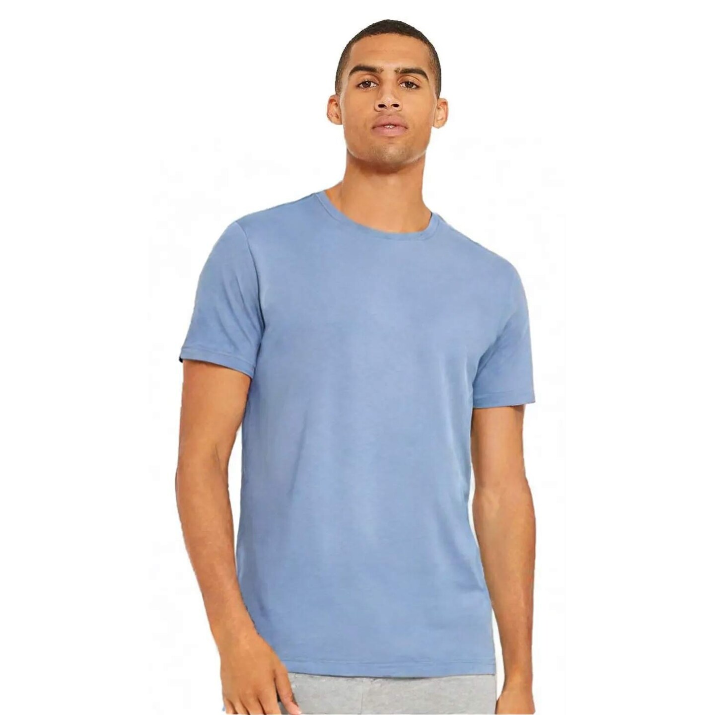 BELLA + CANVAS Lightweight Crewneck Short Sleeve Jersey T-Shirt for Everyday Basics & Casual Layering Tee
