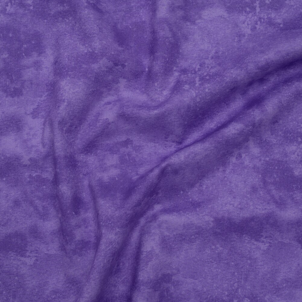 1 Yard Crocus Purple Quilting Cotton 44" Wide Fresco Texture Abstract Fabric for Sewing & Crafts