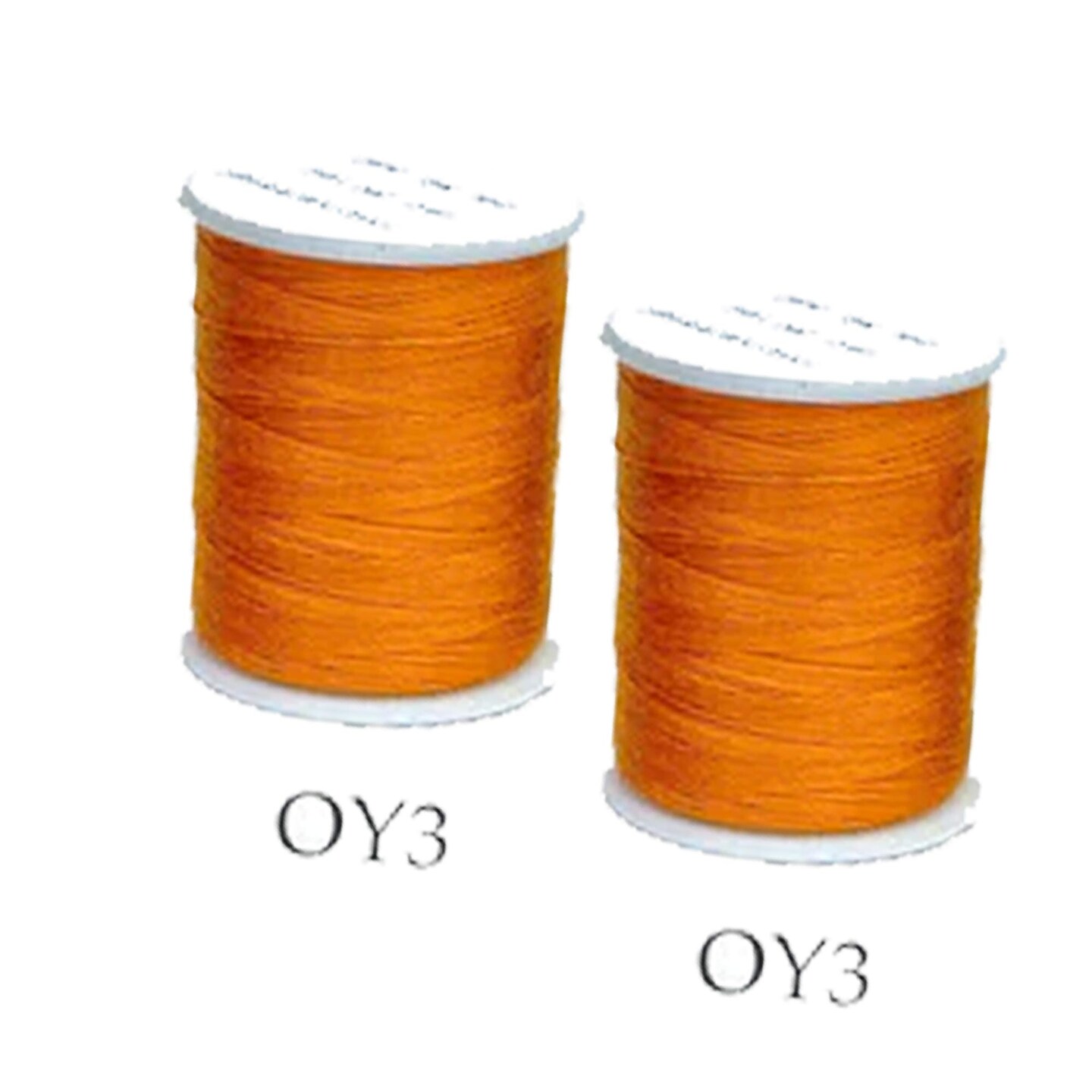 200 Yards 100 Percent Polyester Thread Orange or Yellow for Quilting and DIY Projects