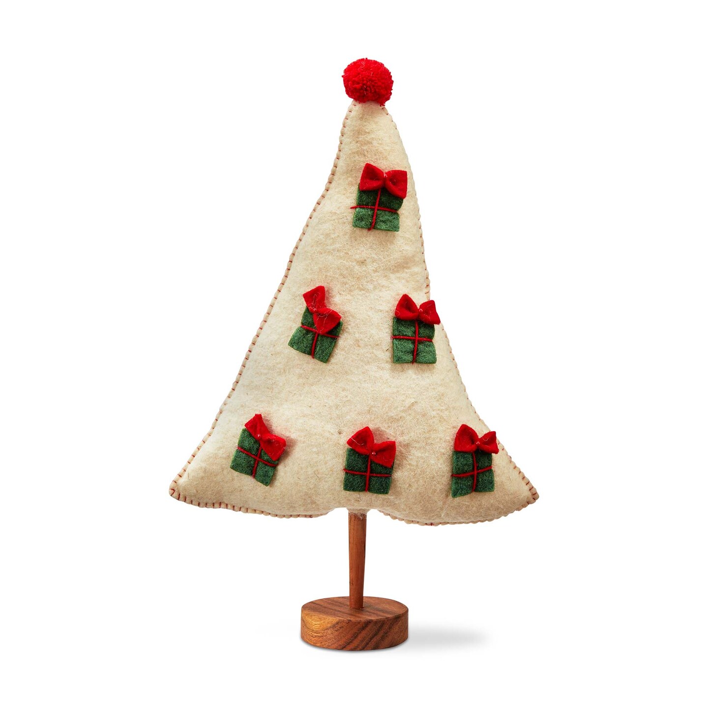 Large Multicolor Felt Tree Ornaments for Holiday Decor 14x3x17 inches Perfect for Christmas Tree Decoration