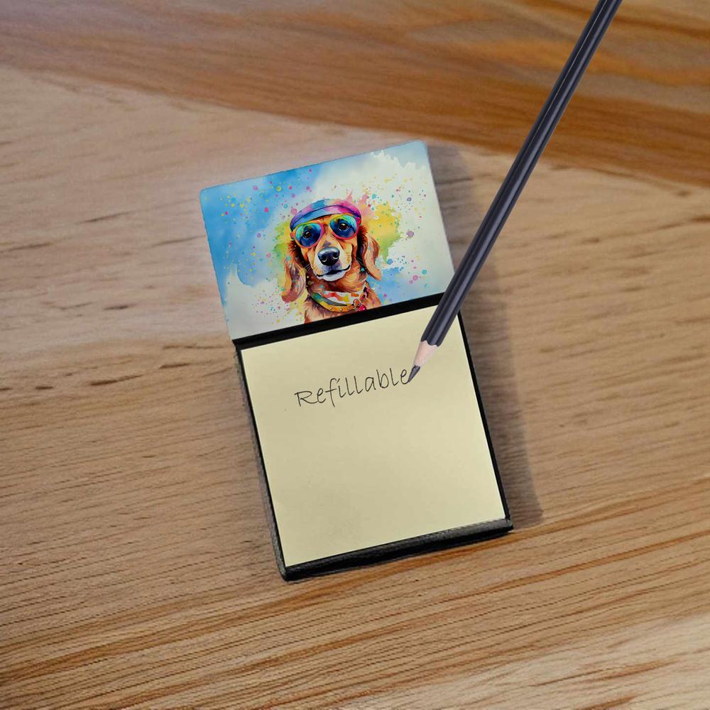 Edge Collections - 3" x 3" - Multicolor - Sticky Note Holder Refillable Dispenser Self-Sticky Note Pads, Memo Pads Blank Desk Accessories - 1 pieces