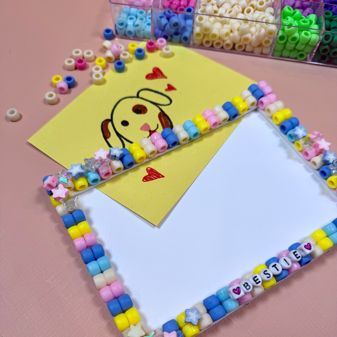 Kids Club: Personalized Beaded Photo Frames