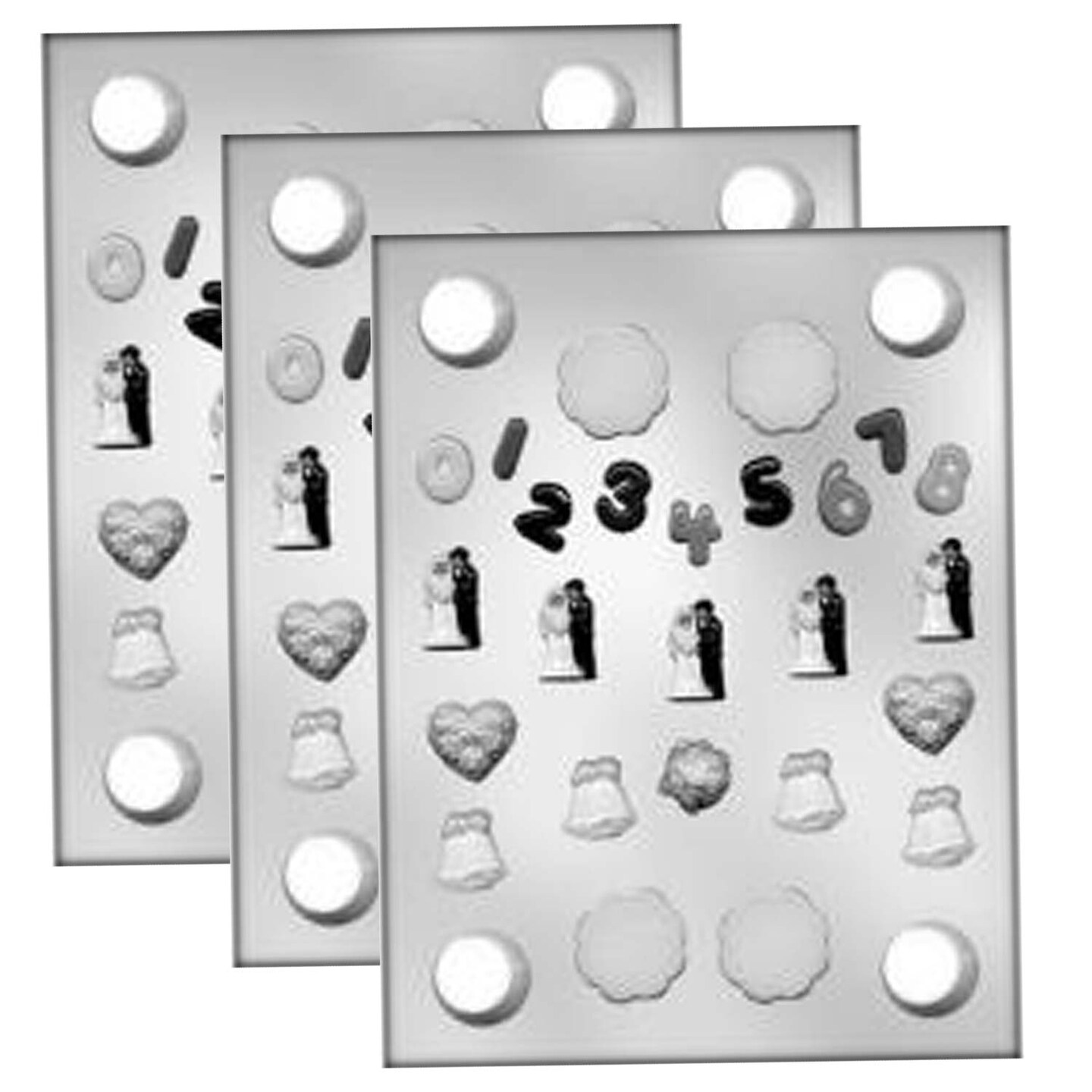 Mini Wedding Cake Top Chocolate Mold