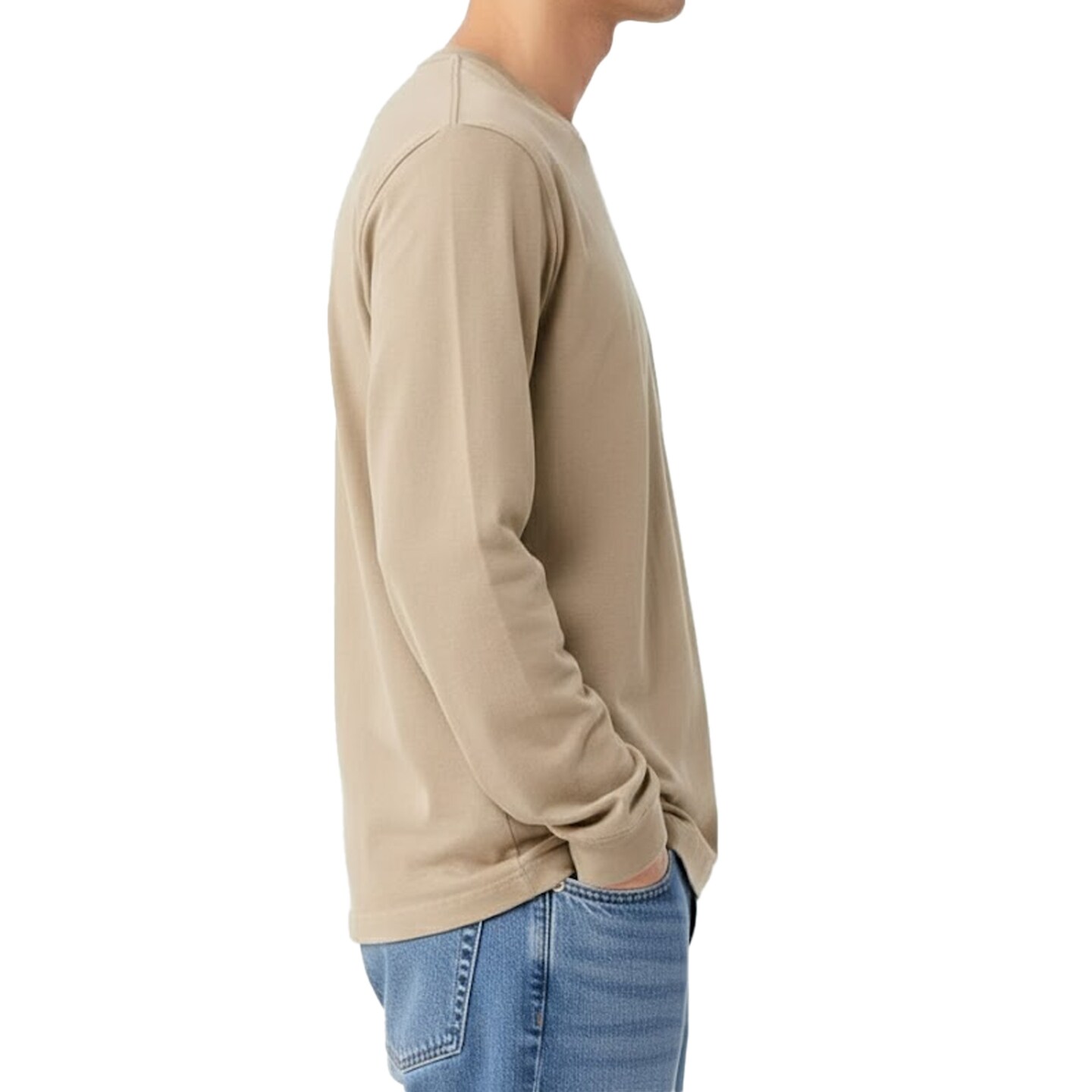 BELLA+CANVAS Heavyweight Long Sleeve Tee, Full Cotton, DIY Friendly T-shirt