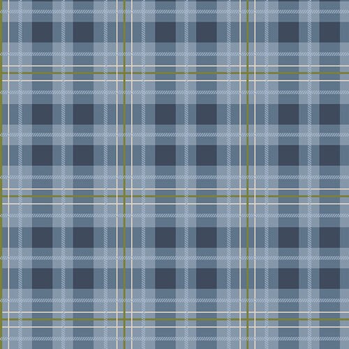 Fabric Art Gallery After the Rain Check Plaid Highland Flannel by the Quarter Yard F-12801