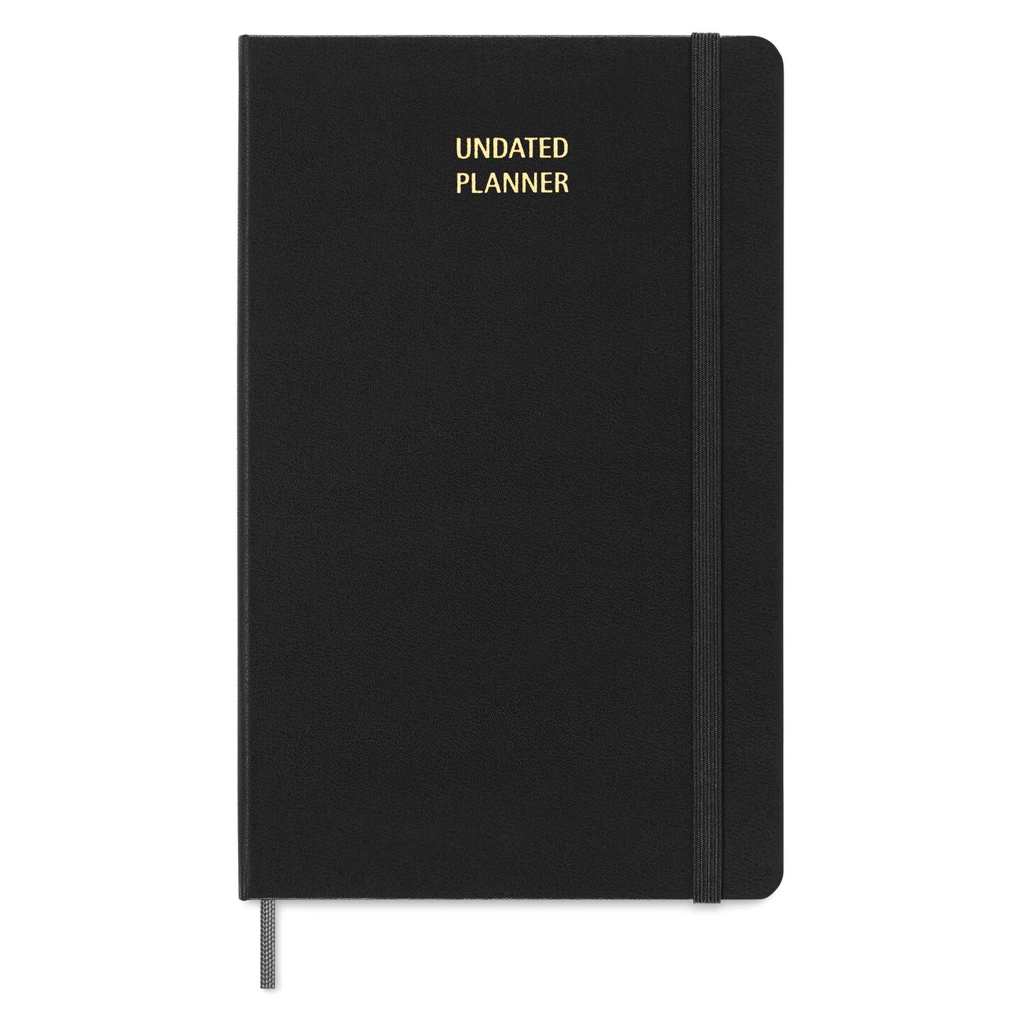 Moleskine Undated Weekly Planner - Black, 8-1/4" x 5", 208 Pages