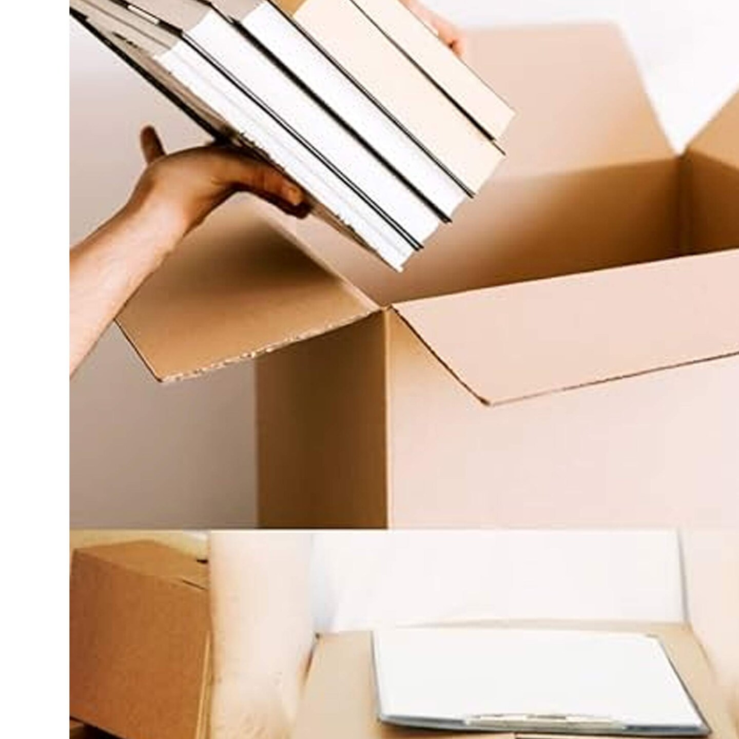 25 pcs Corrugated Shipping Boxes Durable Kraft Cardboard 6 x 6 x 6 Inch