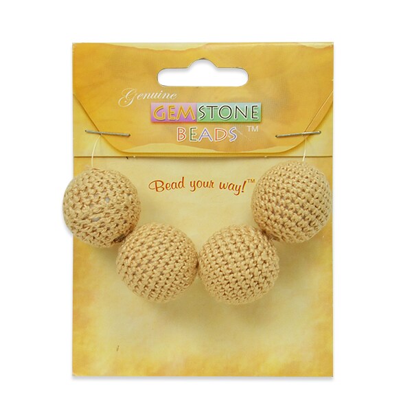 Crochet Beads Pack of 4