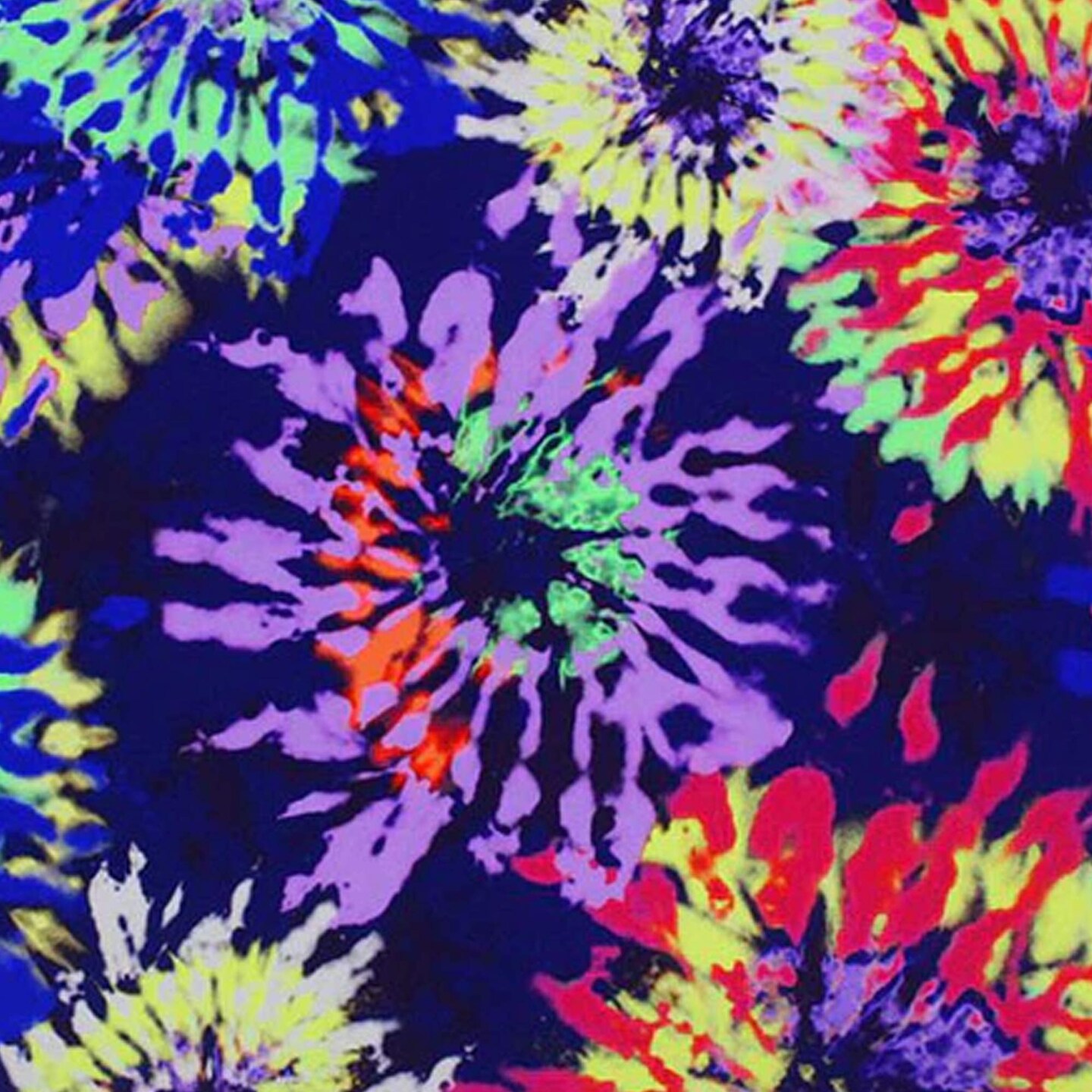 Trippy Hippie Printed Spandex Fabric