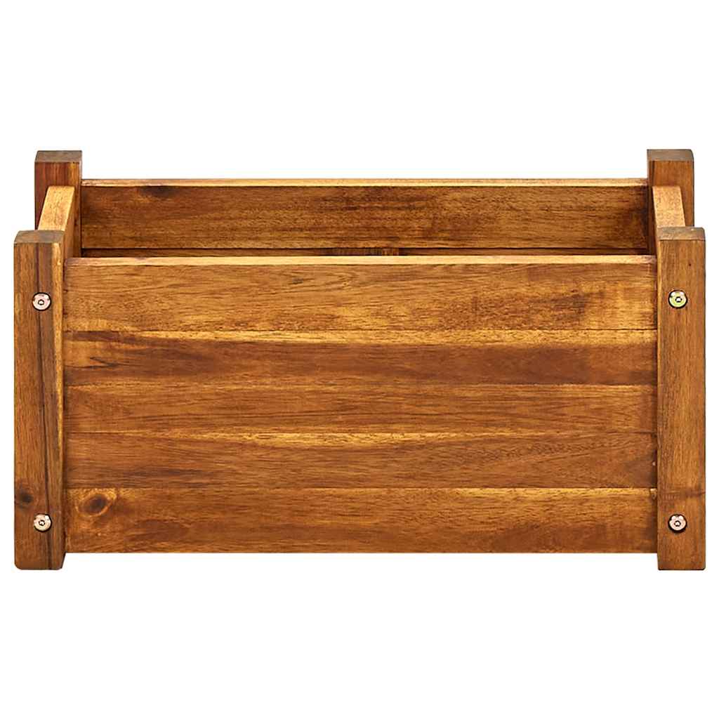 vidaXL Garden Raised Bed Acacia Wood 19.7&#x22;x9.8&#x22;x9.8&#x22;