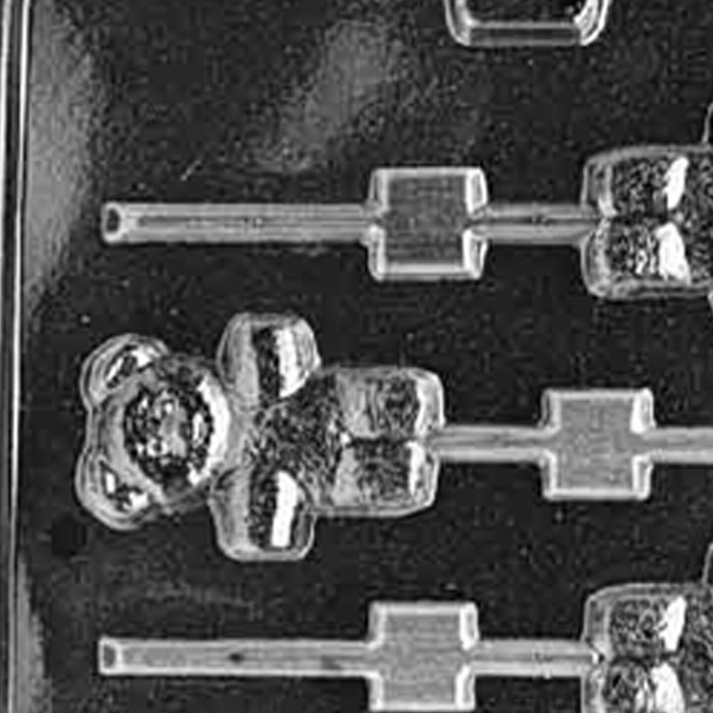 Teddy Bear Chocolate Lolly Mold