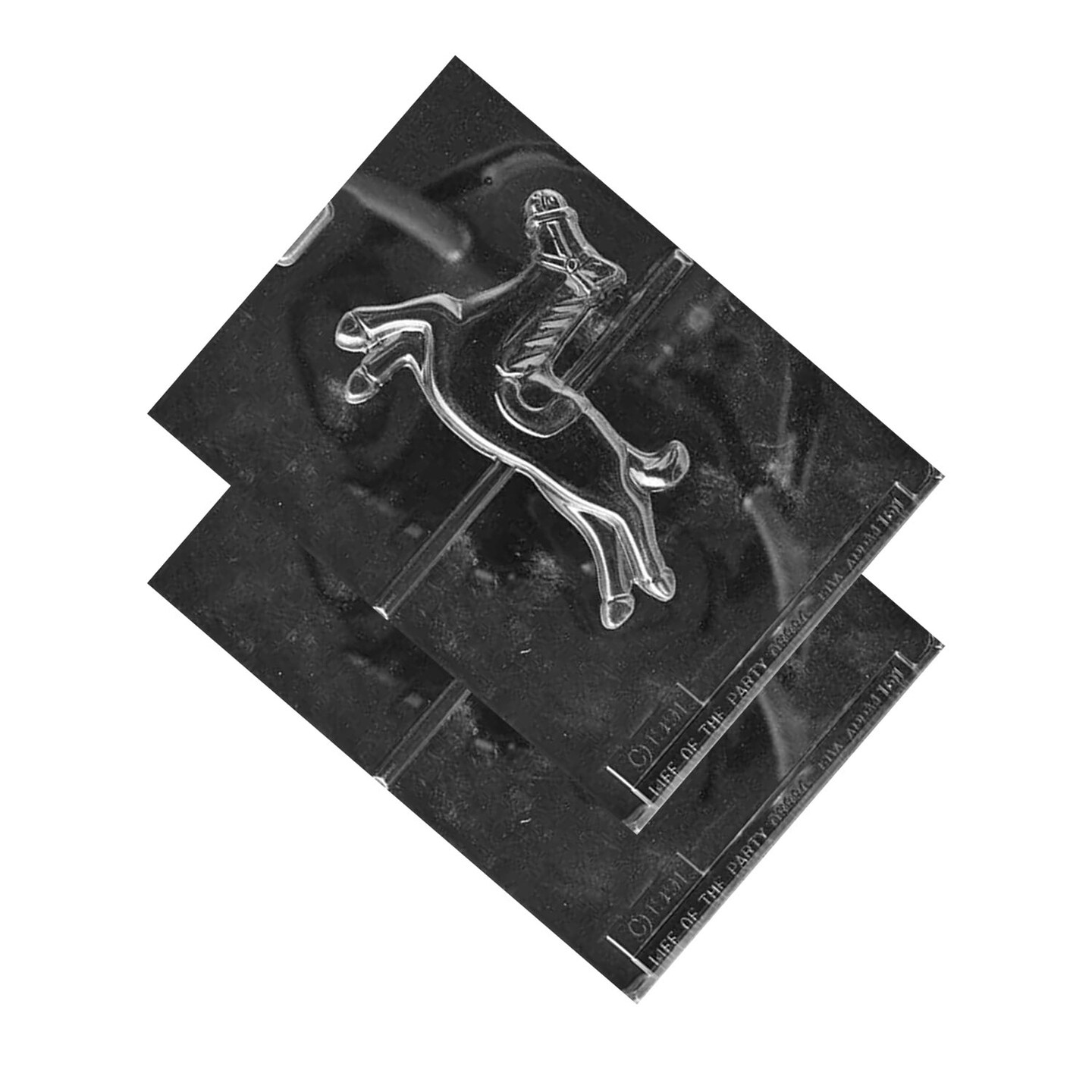 Large Carousel Horse Chocolate Mold for Carnival Treats