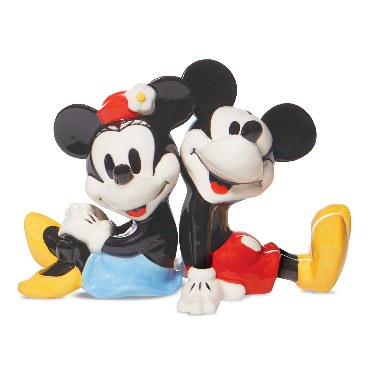 Collections Etc Disney&#xAE; Mickey &#x26; Minnie Salt &#x26; Pepper Shakers