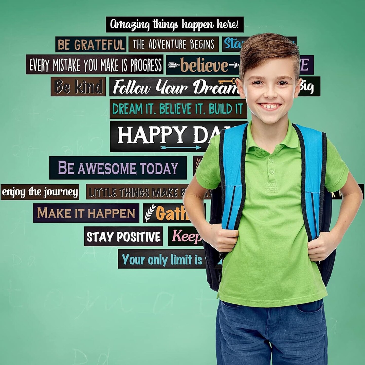 23 Pieces Inspirational Bulletin Board Decorations Motivational Banners